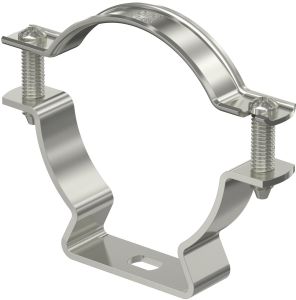 Spacer clamp, max. bundle Ø 63 mm, stainless steel, (L x W) 94 x 16 mm