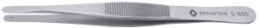 SMD tweezers, uninsulated, antimagnetic, stainless steel, 120 mm, 5-866