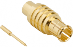 MCX plug 75 Ω, RG-405, Belden 1671A, solder connection, straight, 252107-75