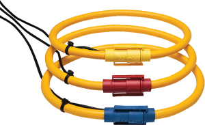 Current clamp probes, 3000 A, red/yellow/blue for PQ3350, PQ3220