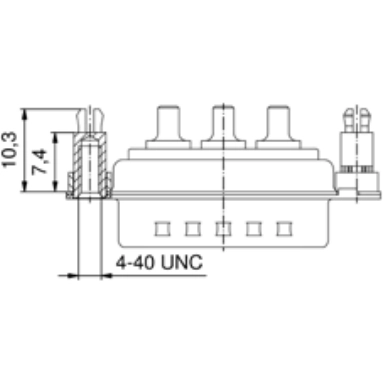 3005W5SXX69E20X CONEC D-Sub Connectors Image 2
