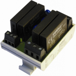 Solid state relay, 15-40 VDC, zero voltage switching, 24-460 VAC, 4 A, DIN rail, XKR24440