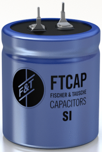Electrolytic capacitor, 100 µF, 250 V (DC), ±20 %, radial, pitch 10 mm, Ø 22 mm