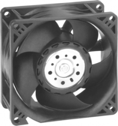 DC axial fan, 24 V, 80 x 80 x 38 mm, 190 m³/h, 66 dB, ball bearing, ebm-papst, 8214 J/H3