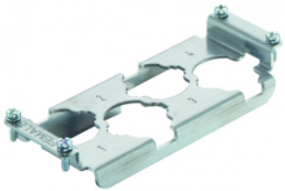Holding frame, size 24B, die-cast aluminum, screw locking, 09110009942