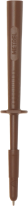 Test probe, socket 4 mm, brown, A 1298