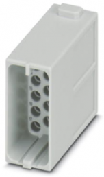 Pin contact insert, 17 pole, unequipped, crimp connection, 1414356