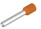 Insulated Wire end ferrule, 4.0 mm², 26 mm/18 mm long, orange, 9021120000