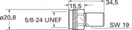 Coaxial terminating resistor