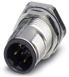 Plug, M12, 5 pole, solder pins, SPEEDCON locking, straight, 1551846