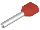 Insulated Wire end ferrule, 1.0 mm², 19 mm/12 mm long, red, 9004760000