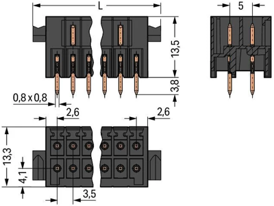 713-1408/037-000 WAGO PCB Connection Systems Image 2