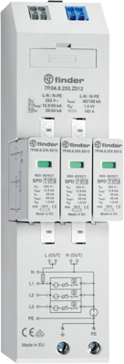 7P.04.8.255.Z012 Finder Overvoltage Protection