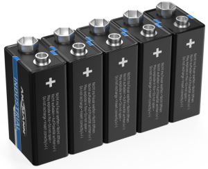 Lithium-Battery, 9 V, 1604LC, 9V, 9 V-Block