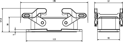 2542320000 Weidmüller Housings for HDC Connectors Image 2