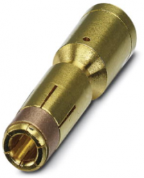 Receptacle, 10 mm², AWG 8, crimp connection, nickel-plated/gold-plated, 1623380