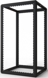 33 U cabinet rack, (H x W x D) 1600 x 800 x 900 mm, steel, black gray, 20630-089