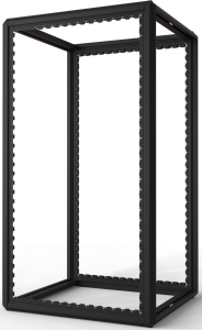 33 U cabinet rack, (H x W x D) 1600 x 800 x 900 mm, steel, black gray, 20630-089