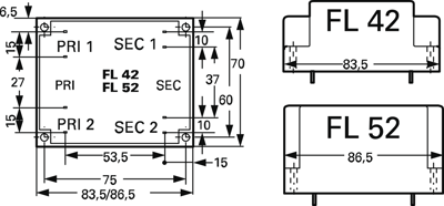 FL 42/18 Block PCB Transformers Image 2