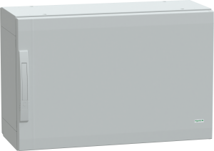 Control cabinet, (H x W x D) 500 x 750 x 420 mm, IP65, polyester, light gray, NSYPLA573G