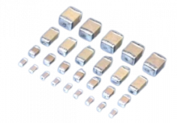 Ceramic capacitor, 10 µF, 50 V (DC), ±20 %, SMD 1210, X7R, C1210X106M050T