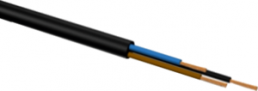 PUR/PVC control line Sensocord-M 3 x 0.09 mm², unshielded, black