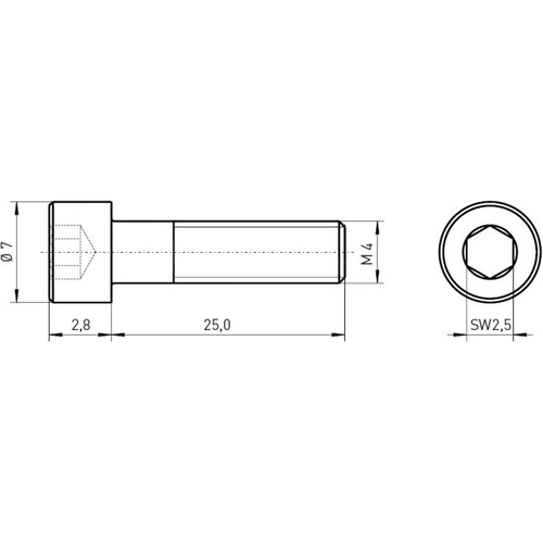 001.16.485 Ettinger Screws, Threaded Rods Image 2