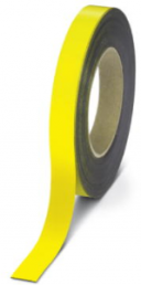 Magnetic sign, 20 mm, tape yellow, 15 m, 1014305