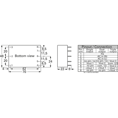 TML 20212 TRACO POWER AC/DC Converters Image 2