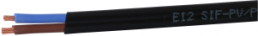 PVC Low voltage cable SIF-PV/P 2 x 4.0 mm², unshielded, black