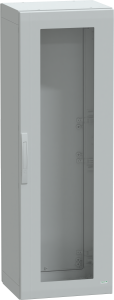 Control cabinet, (H x W x D) 1500 x 500 x 420 mm, IP65, polyester, light gray, NSYPLA1554TG