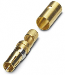 Receptacle, 0.8 mm², AWG 18, solder connection, gold-plated, 1655580