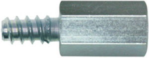 Hexagonal spacer bolt, External/Internal Thread, M3, 12 mm, steel
