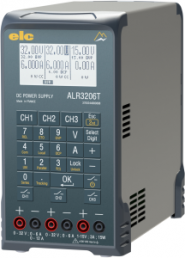 Programmable laboratory power supply, 64 VDC, outputs: 3 (6 A), 400 W, 220-240 VAC, ALR3206T