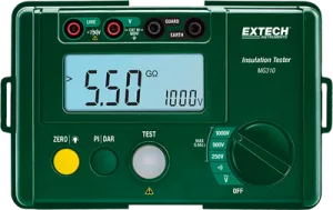 MG310 Extech VDE testers, Installation testers, Insulation testers