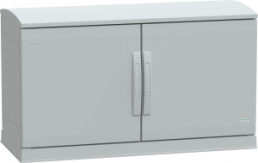 Control cabinet, (H x W x D) 500 x 1000 x 420 mm, IP44, polyester, light gray, NSYPLAZT5104G