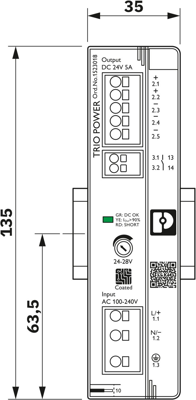 1523018 Phoenix Contact DIN Rail Power Supplies Image 2
