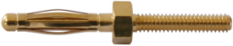 2 mm plug, screw connection, mounting Ø 2 mm, 22.1100