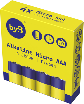 BYB-6-30A2004 by.B Round Cells, 9V Blocks Image 3