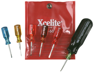 Screwdriver kit, different sizes, Phillips/slotted, M60N