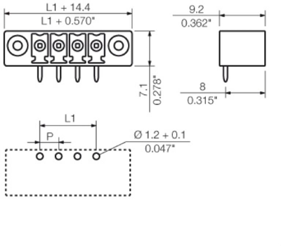 1037360000 Weidmüller PCB Connection Systems Image 3