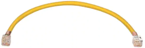 Ha-VIS preLink patch cable, Ha-VIS preLink, straight to Ha-VIS preLink, straight, Cat 6, S/FTP, PUR, 0.2 m, yellow