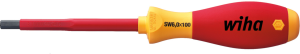VDE screwdriver, 2.5 mm, hexagon, BL 75 mm, L 179 mm, 323N025075