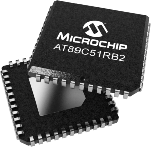 80C51 microcontroller, 8 bit, 60 MHz, PLCC-44, AT89C51RB2-SLSUM