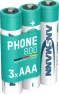 5030142 Ansmann Round Cell Batteries, 9V Block Batteries