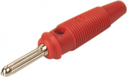 4 mm plug, screw connection, 1.5 mm², CAT O, red, BUELA 20 K RT