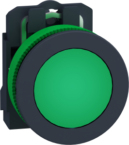 Signal light, illuminable, waistband round, green, mounting Ø 30.5 mm, XB5FVG3