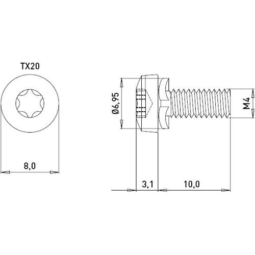 081.55.442 Ettinger Screws, Threaded Rods Image 2