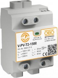 PV surge protection device, 50 A, 1500 VDC, 5094212