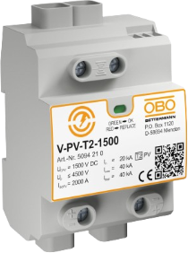 PV surge protection device, 50 A, 1500 VDC, 5094210